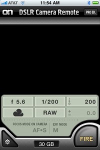 DSLR Remote Pro iPhone Screen Shot